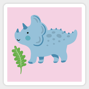 Tiny Triceratops Magnet